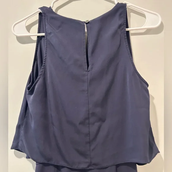 Theory Navy Osteen V-Neck Dress - Picture 6 of 9